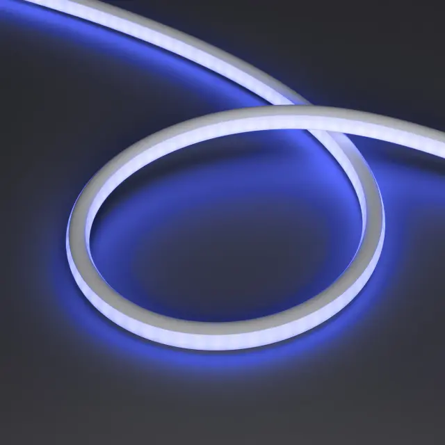 Гибкий неон SPI-WAVE-TOP-G200-18x15mm 12V RGB PX2 (26 W/m, IP54, 5m, wire x1), ракурс 5
