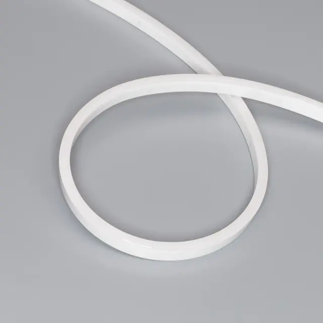 Гибкий неон WAVE-SIDE-PU-A120-06x12mm 24V Warm3000 (8 W/m, IP68, 1m, wire x1), ракурс 2