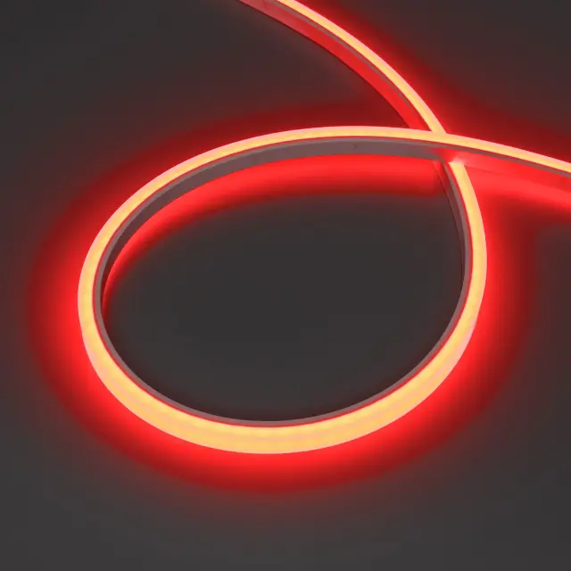 Гибкий неон WAVE-TOP-PU-H120-10x10mm 24V RGB (10 W/m, IP68, 1m, wire x1), ракурс 2
