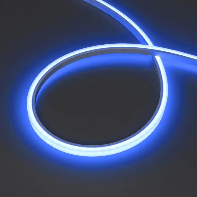 Гибкий неон WAVE-TOP-PU-H120-10x10mm 24V RGB (10 W/m, IP68, 1m, wire x1), ракурс 3