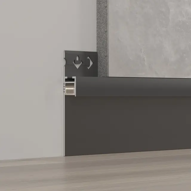 Профиль ARH-PLINTUS-50-FANTOM-3000 BLACK, ракурс 4