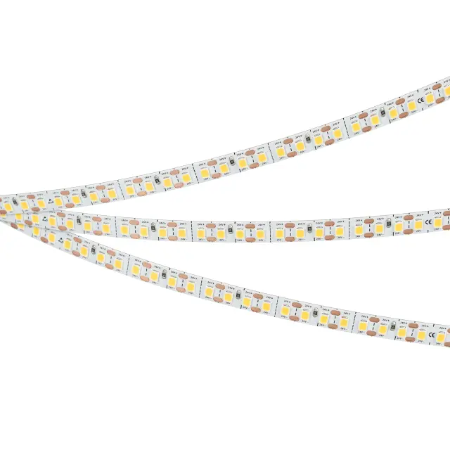 Светодиодная лента FC-A160-8mm 24V Warm3500-CX1 (14 W/m, IP20, 5m), ракурс 3