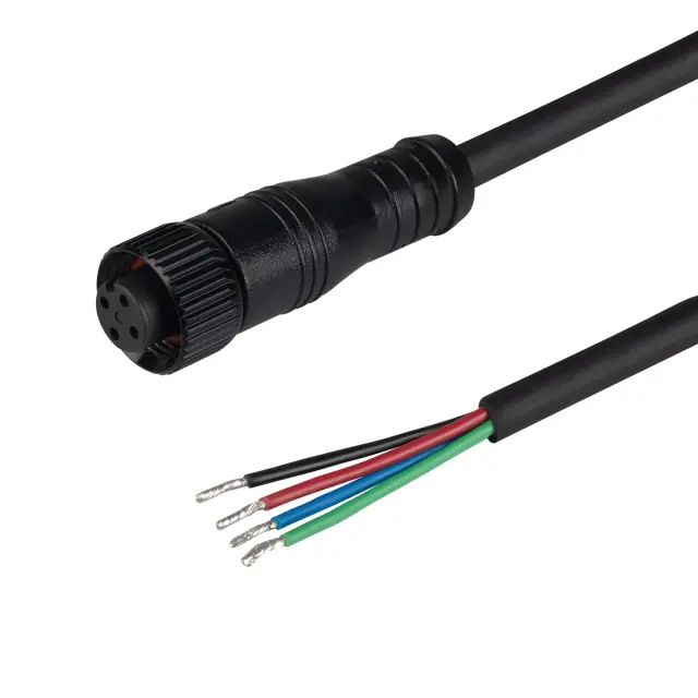 Коннектор питания ARL-WAVE-0612-RGB-CON-POWER-FEMALE-BLK
