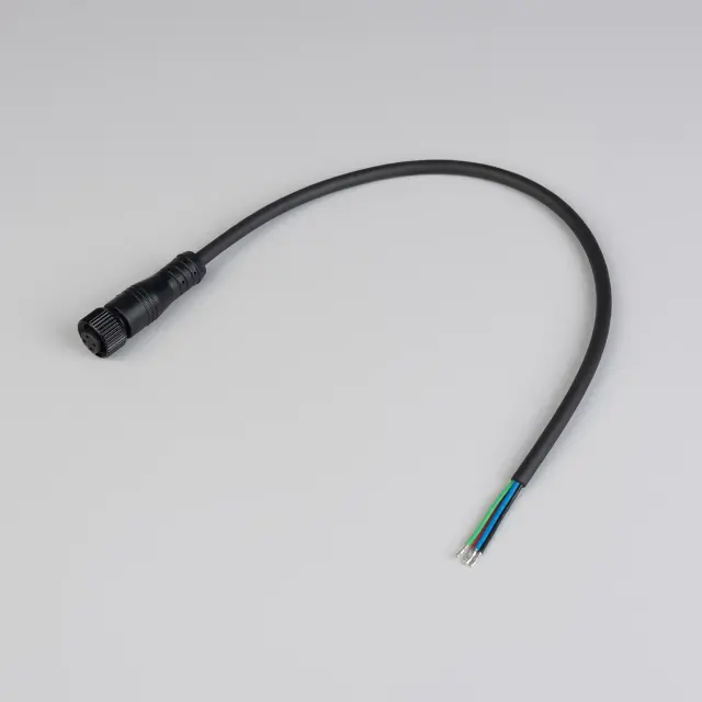 Коннектор питания ARL-WAVE-1010-RGB-CON-POWER-FEMALE-BLK, ракурс 2