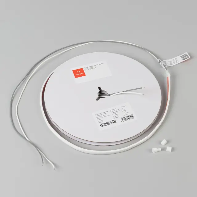 Светодиодная лента герметичная VELA-M240-2.5x6mm 24V White6000 (5 W/m, IP65, 5m), ракурс 2