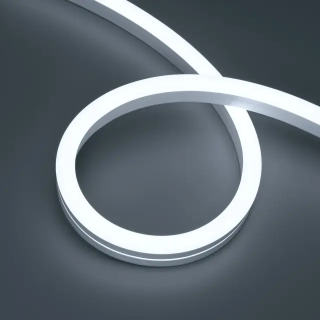 Гибкий неон HALO-SIDE-A160-15x25mm 24V White6000 (10 W/m, IP67, 5m, wire x1)