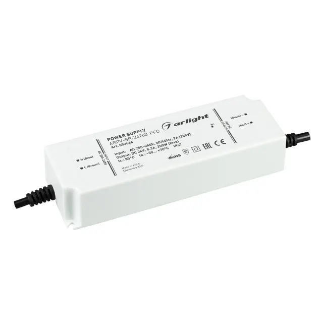 Блок питания ARPV-SP-24200-PFC (24V, 8.3A, 200W)