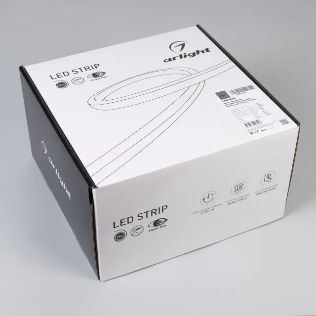 Светодиодная лента герметичная ARL-PSW-U320-16mm 230V Warm3000 (10 W/m, IP65, FlickerFree, 30m), ракурс 5