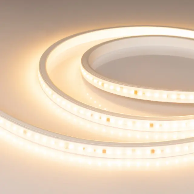 Светодиодная лента герметичная ARL-PV-A84-17mm 230V Warm2700 (14 W/m, IP65, FlickerFree, 30m)
