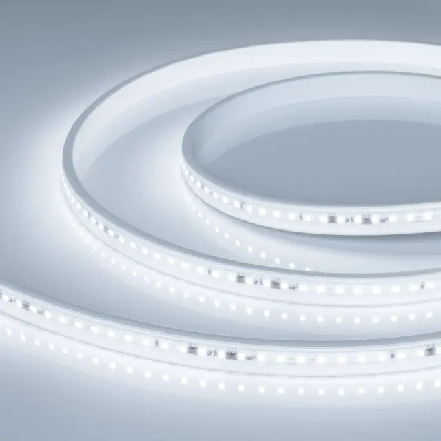 Светодиодная лента герметичная ARL-PV-A120-15mm 230V White6000 (15 W/m, IP65, 30m)