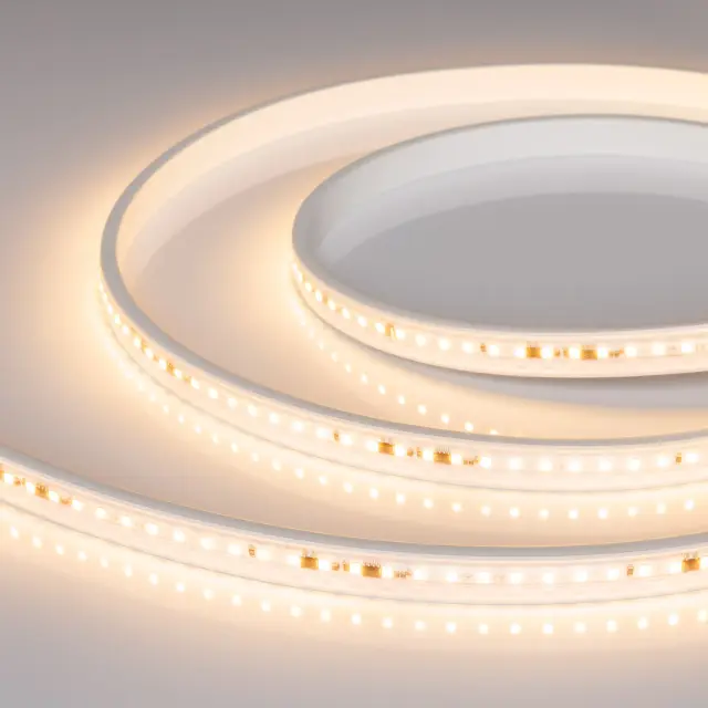 Светодиодная лента герметичная ARL-PV-A120-15mm 230V Warm2700 (15 W/m, IP65, 30m)