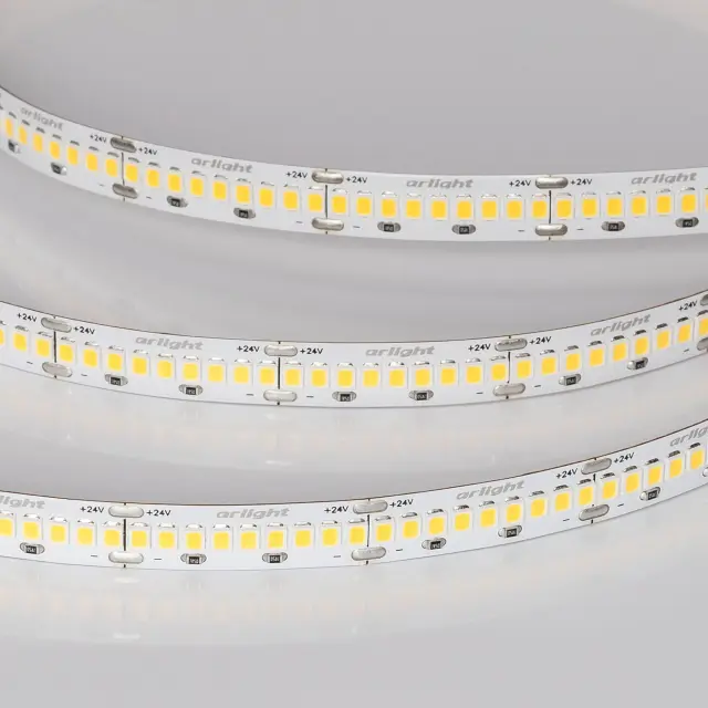 Светодиодная лента ULTRA-A288-10mm 24V Day5000 (17 W/m, IP20, 5m), ракурс 2