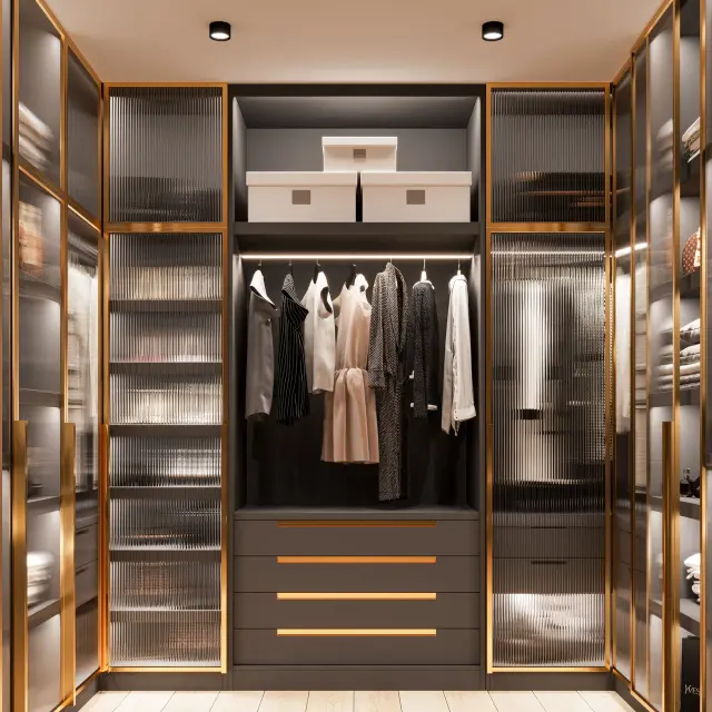 Профиль WARDROBE-1930-2000 ANOD BLACK, ракурс 5