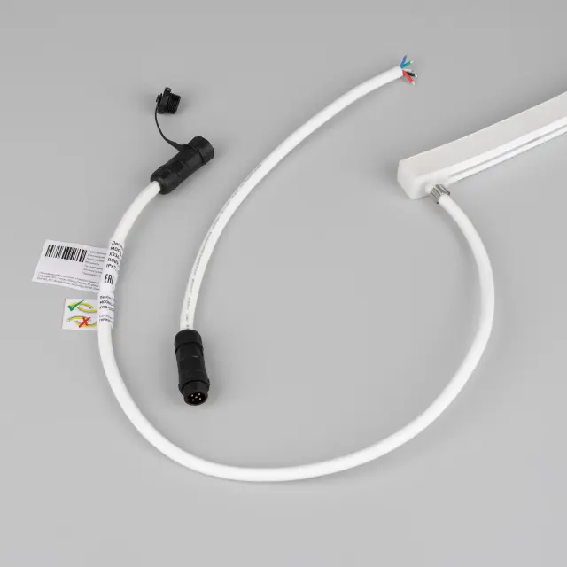 Гибкий неон MOONLIGHT-PRO-SIDE-X336-16x16mm 24V RGBW-Day (12 W/m, IP67, 10m, wire x2), ракурс 2