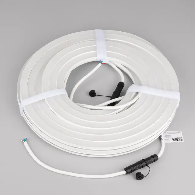Гибкий неон MOONLIGHT-PRO-SIDE-X336-16x16mm 24V RGBW-Day (12 W/m, IP67, 10m, wire x2), ракурс 5