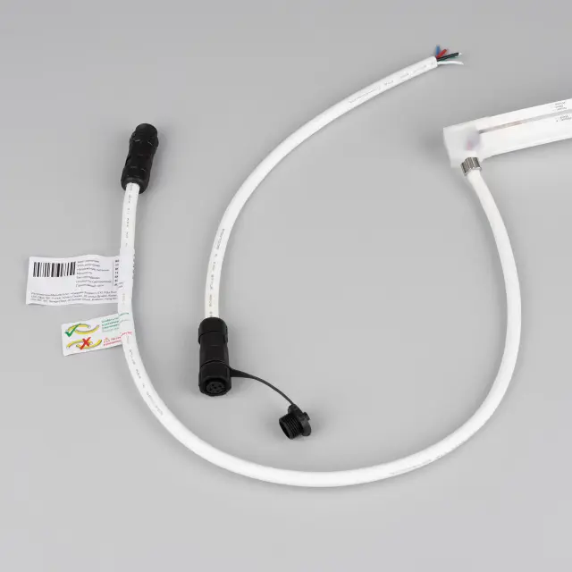 Гибкий неон MOONLIGHT-PRO-TOP-X336-16x16mm 24V RGBW-Day (12 W/m, IP67, 10m, wire x2), ракурс 3