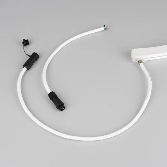 Гибкий неон MOONLIGHT-PRO-SIDE-X336-20x20mm 24V RGBW-Warm (12 W/m, IP67, 10m, wire x2), ракурс 5