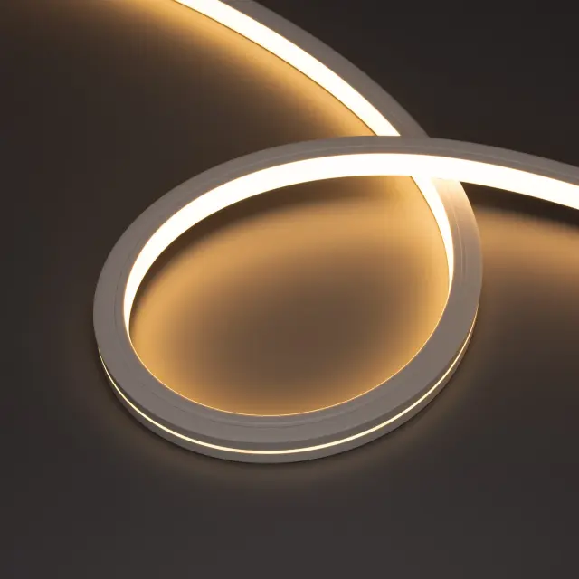 Гибкий неон MOONLIGHT-PRO-TOP-X336-20x20mm 24V RGBW-Warm (12 W/m, IP67, 10m, wire x2), ракурс 5
