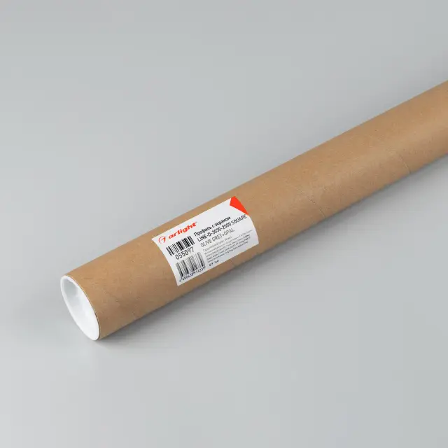Профиль с экраном LINE-D-3030-2000 SQUARE OLIVE GREY+OPAL, ракурс 4