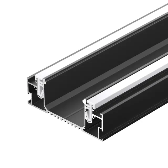 Профиль STRETCH-41-CEIL-CENTER-2000 BLACK, ракурс 2