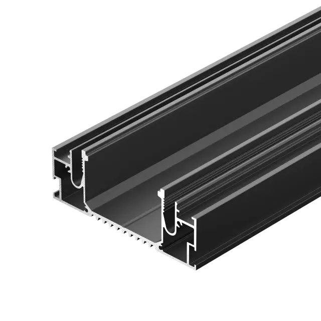 Профиль STRETCH-41-CEIL-CENTER-2000 BLACK, ракурс 3