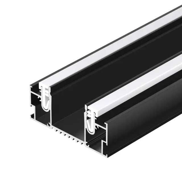 Профиль STRETCH-32-CEIL-CENTER-2000 BLACK, ракурс 2