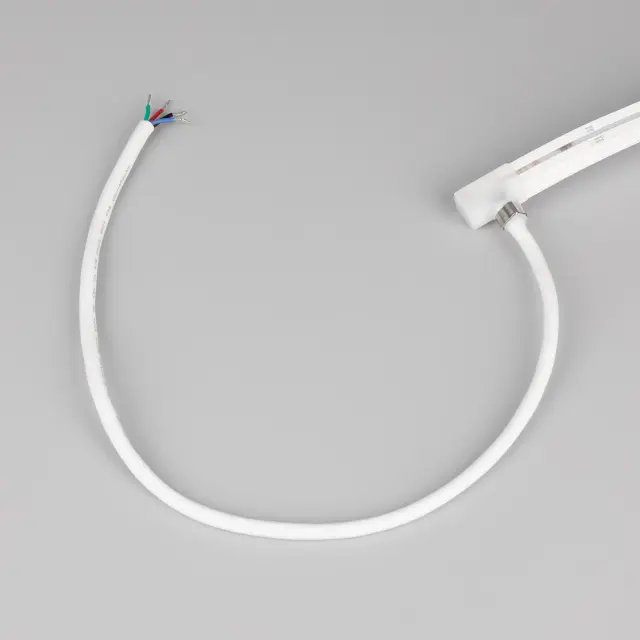 Гибкий неон MOONLIGHT-PRO-TOP-X360-13x12mm 24V RGB (12 W/m, IP67, 10m, wire x2), ракурс 3