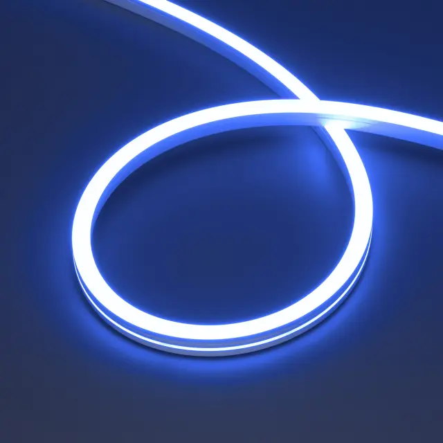 Гибкий неон MOONLIGHT-PRO-SIDE-X360-12x17mm 24V RGB (12 W/m, IP67, 10m, wire x2), ракурс 3
