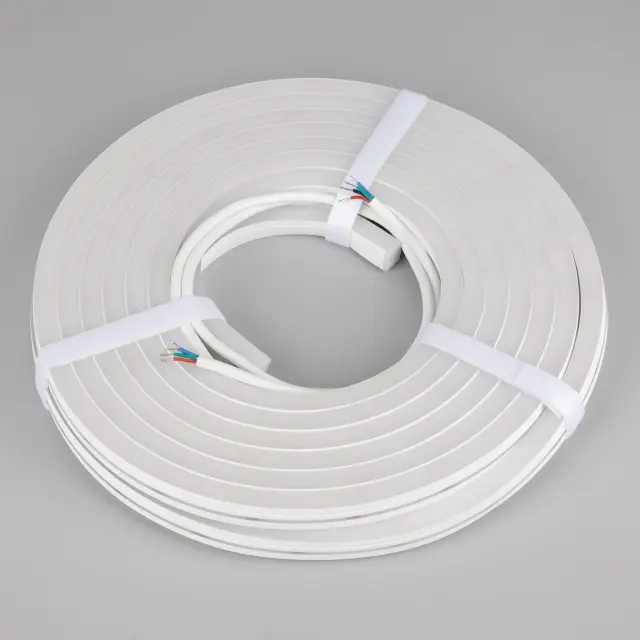 Гибкий неон MOONLIGHT-PRO-SIDE-X360-12x17mm 24V RGB (12 W/m, IP67, 10m, wire x2), ракурс 4