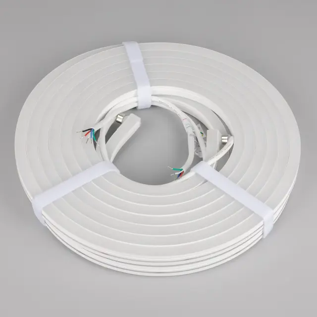 Гибкий неон MOONLIGHT-PRO-SIDE-X336-12x17mm 24V RGBW-Day (12 W/m, IP67, 10m, wire x2), ракурс 5