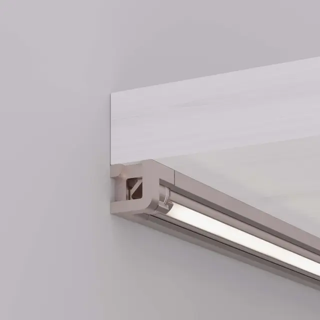 Профиль с экраном SL-KANT-H10-ROTATE-2000 CHAMPAGNE GOLD, ракурс 4