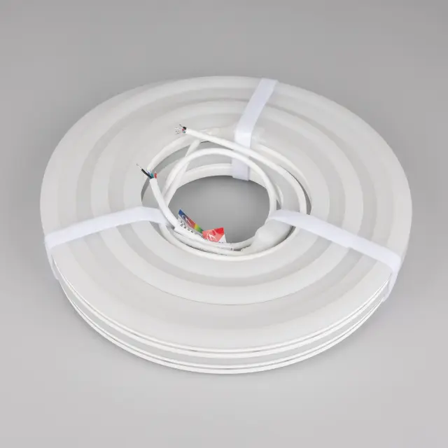 Гибкий неон MOONLIGHT-PRO-SIDE-X360-12x24mm 24V RGB (12 W/m, IP68, 10m, wire x2), ракурс 5