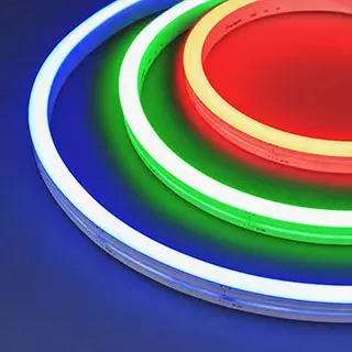 Гибкий неон MOONLIGHT-SIDE-B84-12x17mm 24V RGB (12 W/m, IP67, 0,5m, wire x1)