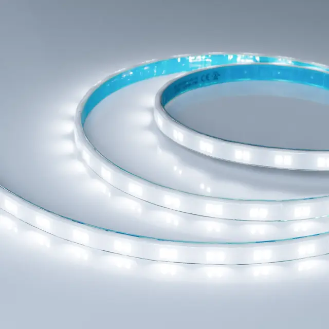 Светодиодная лента герметичная XRT-TPU-A80-12mm 24V White6000 (10 W/m, IP67, 5m)