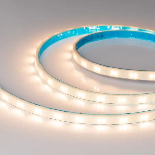 Светодиодная лента герметичная XRT-TPU-A80-12mm 24V Warm3000 (10 W/m, IP67, 5m)