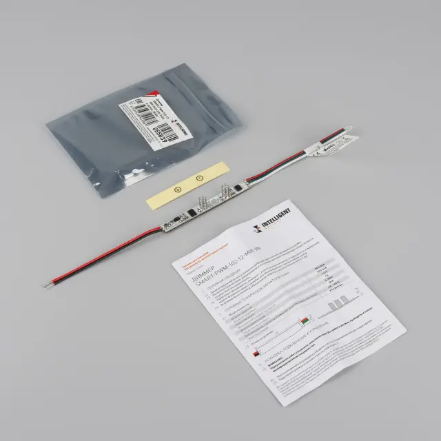 INTELLIGENT ARLIGHT Диммер SMART-PWM-102-12-MIX-IN (5-24V, 2x2A, 2-button, SENS) (IARL, Контроллер), ракурс 3