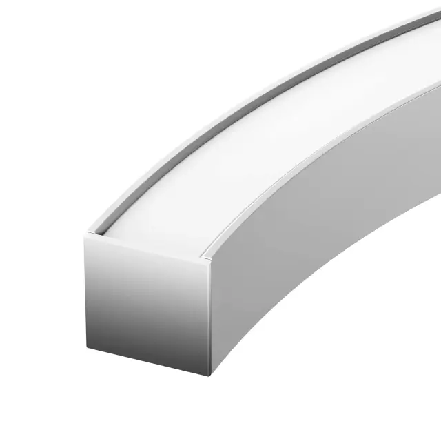 Заглушка LINE-3535-BENT-SIDE, ракурс 2