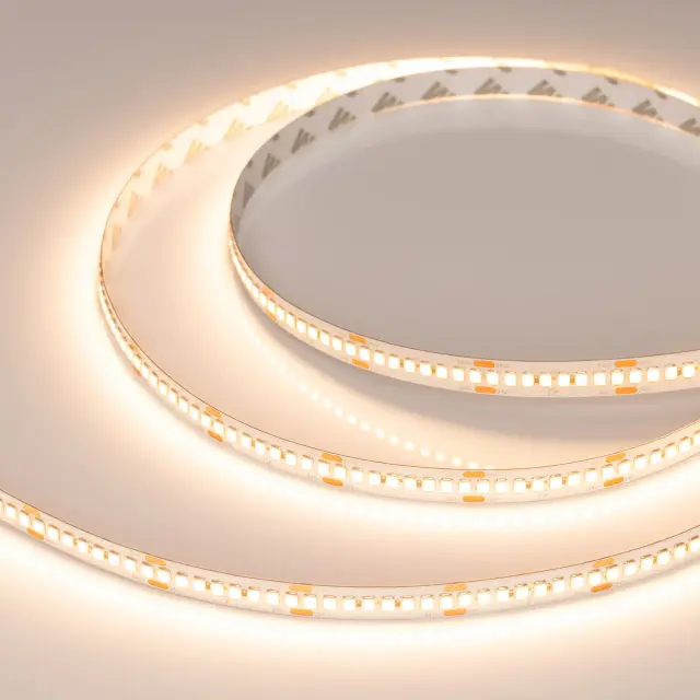Светодиодная лента RT-A240-10mm 24V Warm2400 (22 W/m, IP20, 2835, 5m)