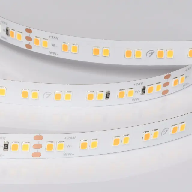 Светодиодная лента UL-A160-10mm 24V Day-MIX (12 W/m, IP20, 5m), ракурс 3