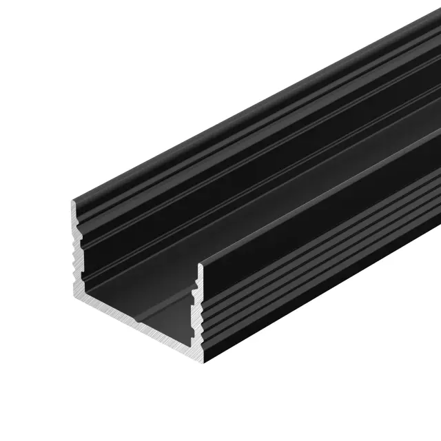Профиль SL-SLIM15-H10-2000 BLACK, ракурс 2