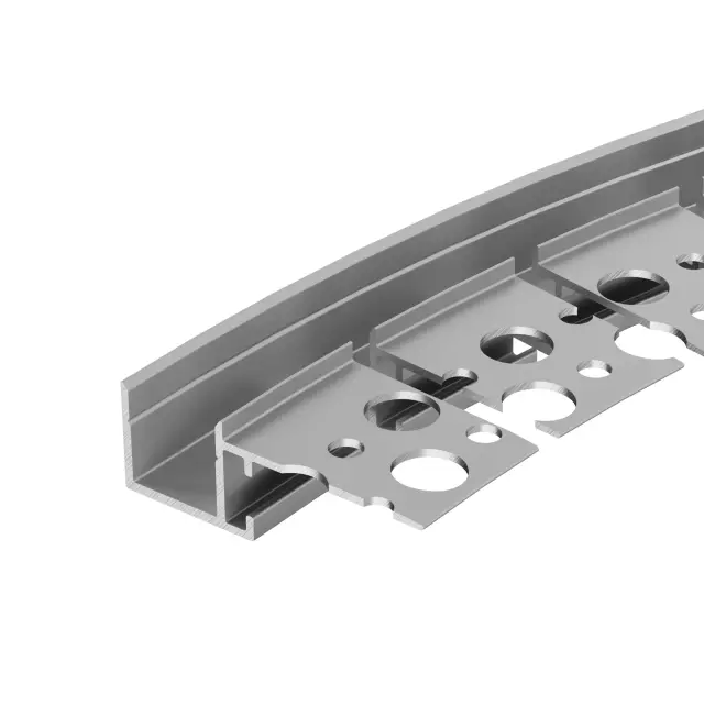 Профиль FANTOM-BENT-W12-SIDE-EDGE-2000 ANOD, ракурс 2