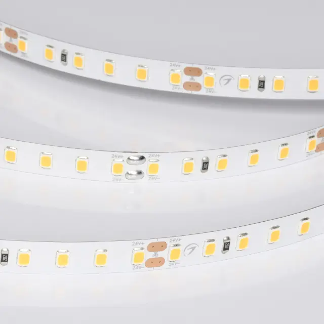 Светодиодная лента UL-A120-8mm 24V Warm2700 (2 W/m, IP20, 5m), ракурс 2