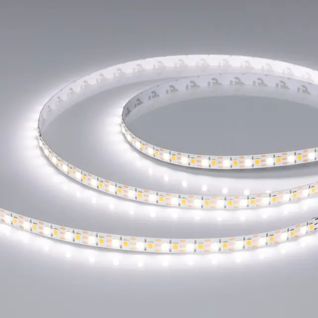 Светодиодная лента UL-A168-8mm 24V White-MIX-CX2 (18 W/m, IP20, 5m), ракурс 2