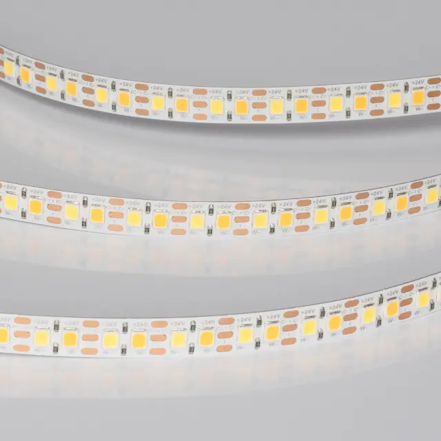 Светодиодная лента UL-A168-8mm 24V White-MIX-CX2 (18 W/m, IP20, 5m), ракурс 3