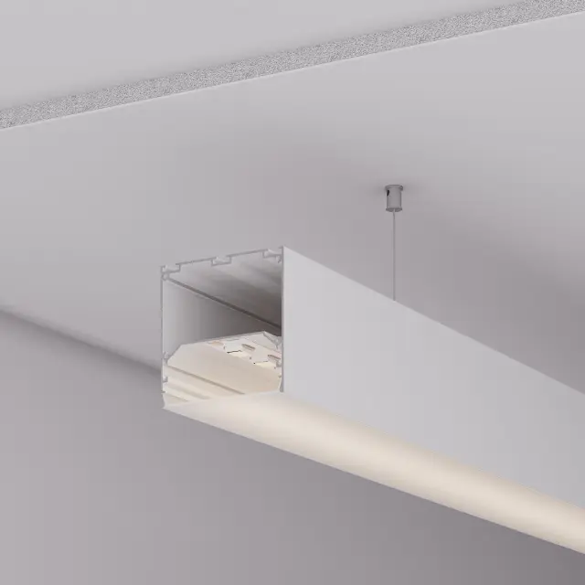Профиль LINE-M-7575-2000 WHITE, ракурс 4