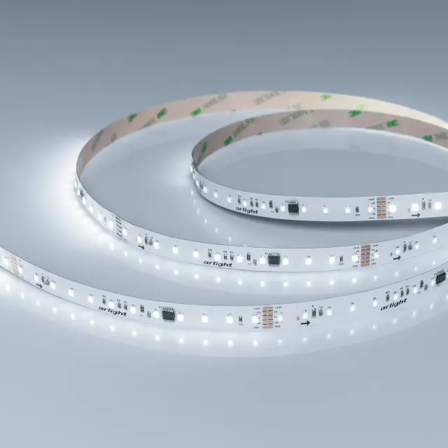 Светодиодная лента DMX-A96-12mm 24V White6000-PX12 (14 W/m, IP20, 5m)