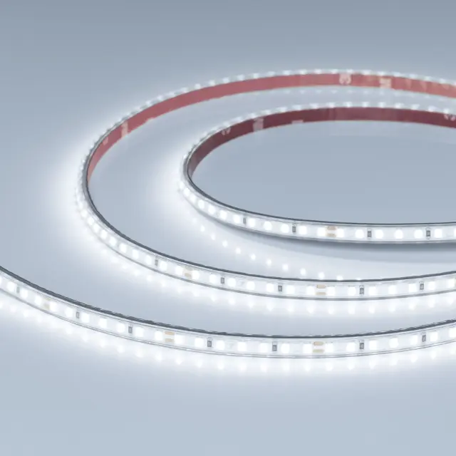 Светодиодная лента герметичная RTW-PS-A140-7mm 24V White6000 (10 W/m, IP67, 5m)