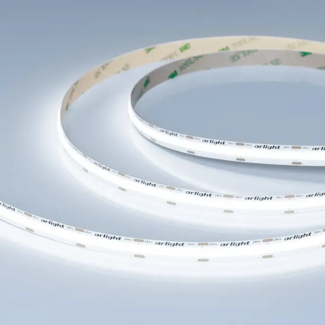 Светодиодная лента COB-X576-10mm 24V White6000 (15 W/m, IP20, 5m)