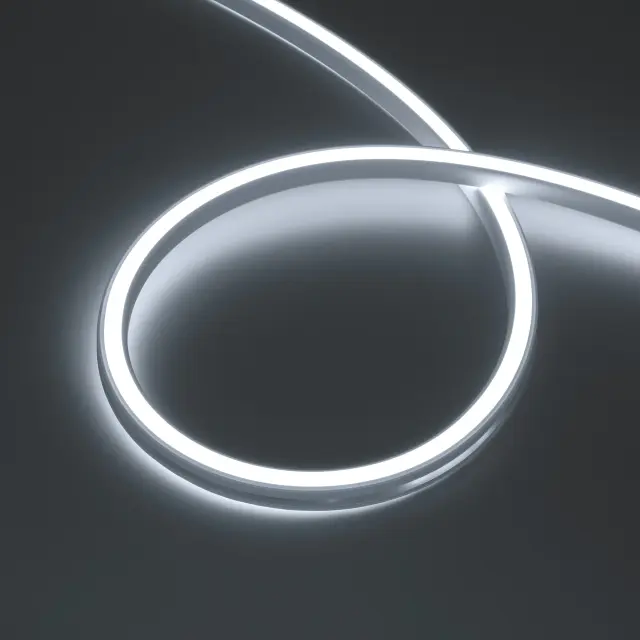 Гибкий неон WAVE-SIDE-DOUBLE-A120-16x15mm 24V White6000 (15 W/m, IP67, 5m, wire x1)