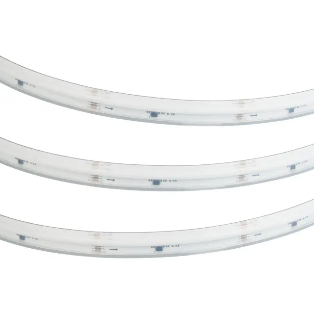 Светодиодная лента герметичная DMX-COB-PS-X1008-21mm 24V RGB-PX126 (11 W/m, IP67, CSP, 5m)